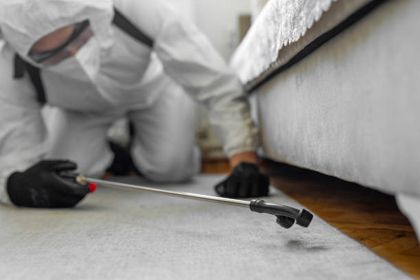 Professional Fumigation Services technician working in Delevan, NY